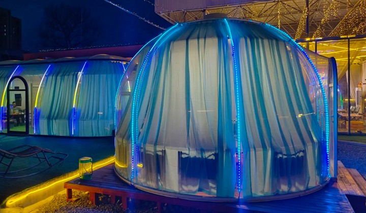 星空夢圓形星空房驚艷亮相，開啟文旅住宿新紀元